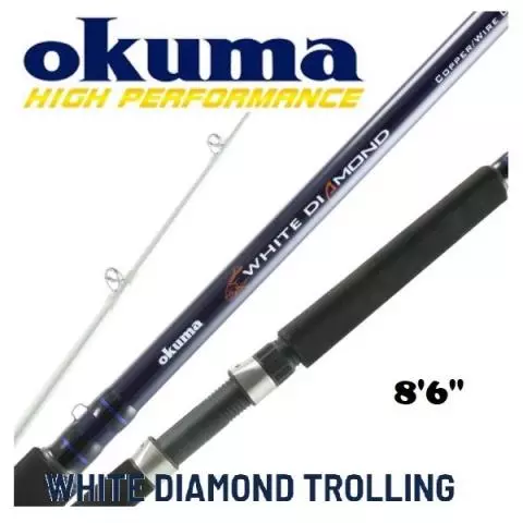 White Diamond Trolling Rods Okuma Fishing Tackle Corp, 50% OFF