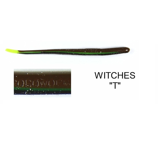 Roboworm Straight Tail Worm 6 Witches T