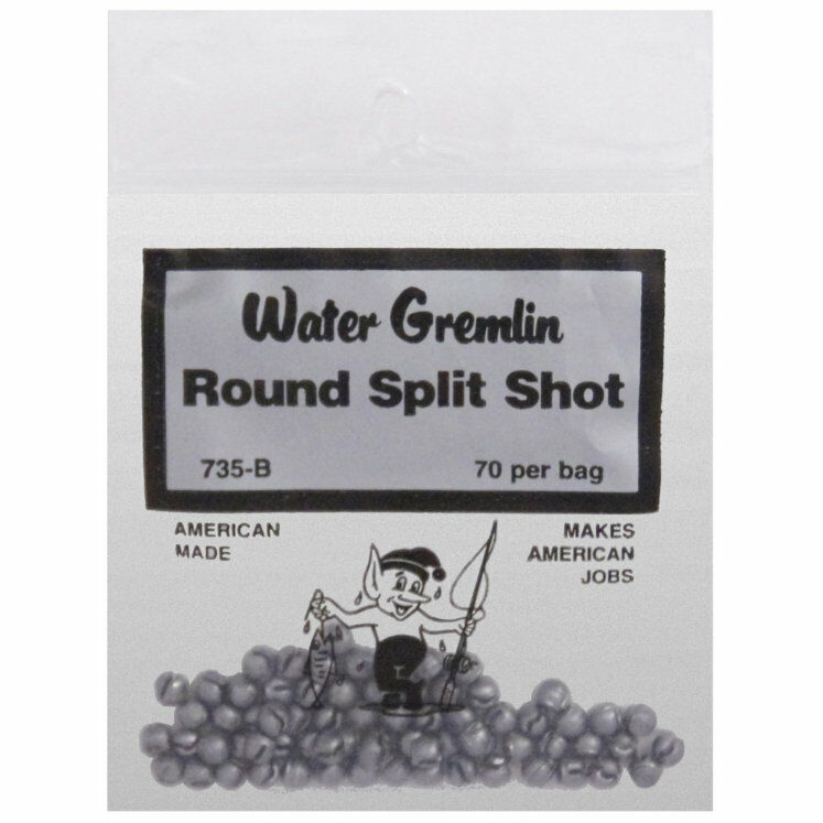 Water Gremlin Round Split Shot - Bb