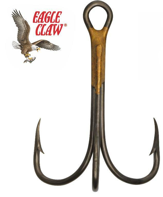 Eagle Claw 2x Treble Hook Size 4