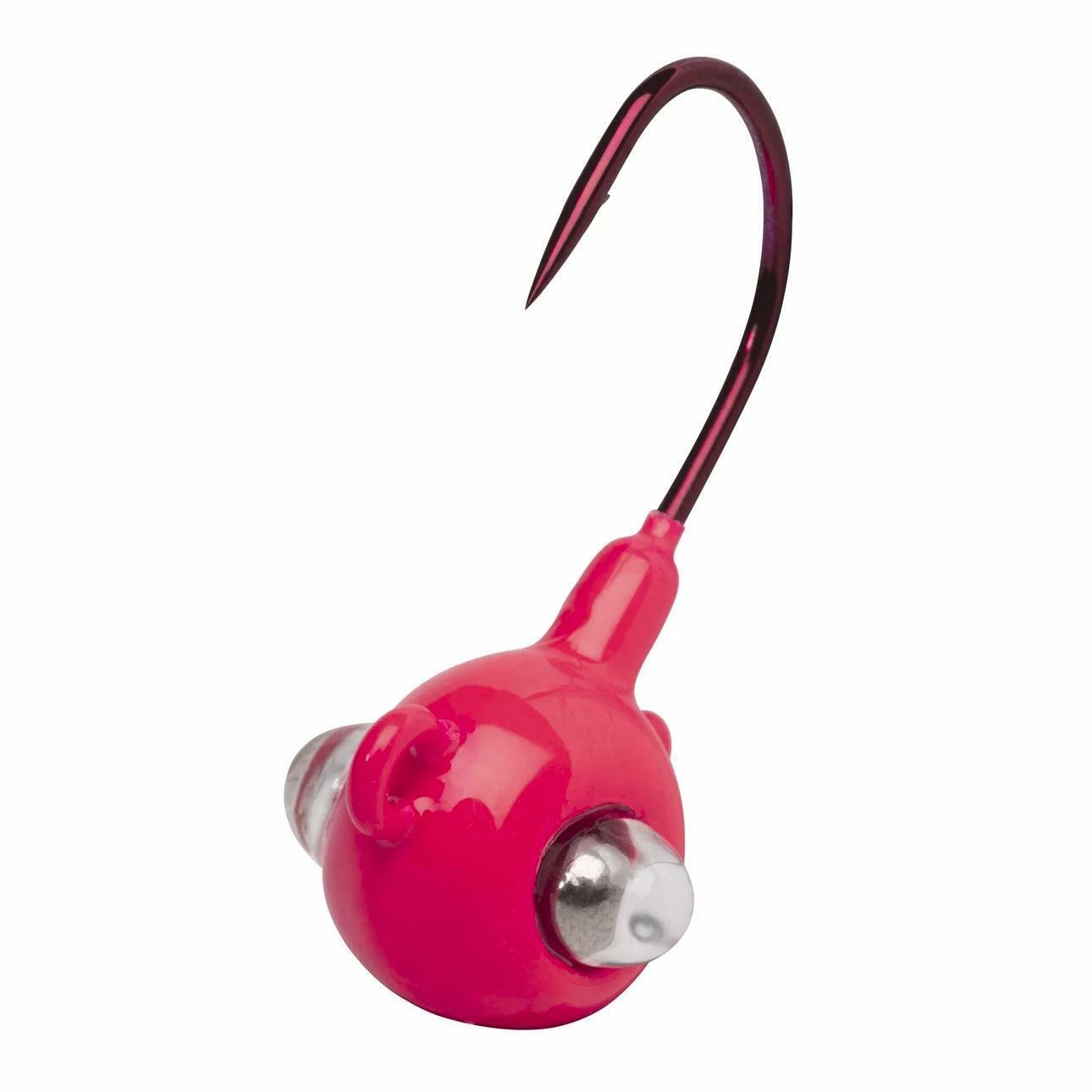 Kalin's Rattlin Goggle Eye Live Bait Jigs 1/8 Ounce Pink 3 per Pack for