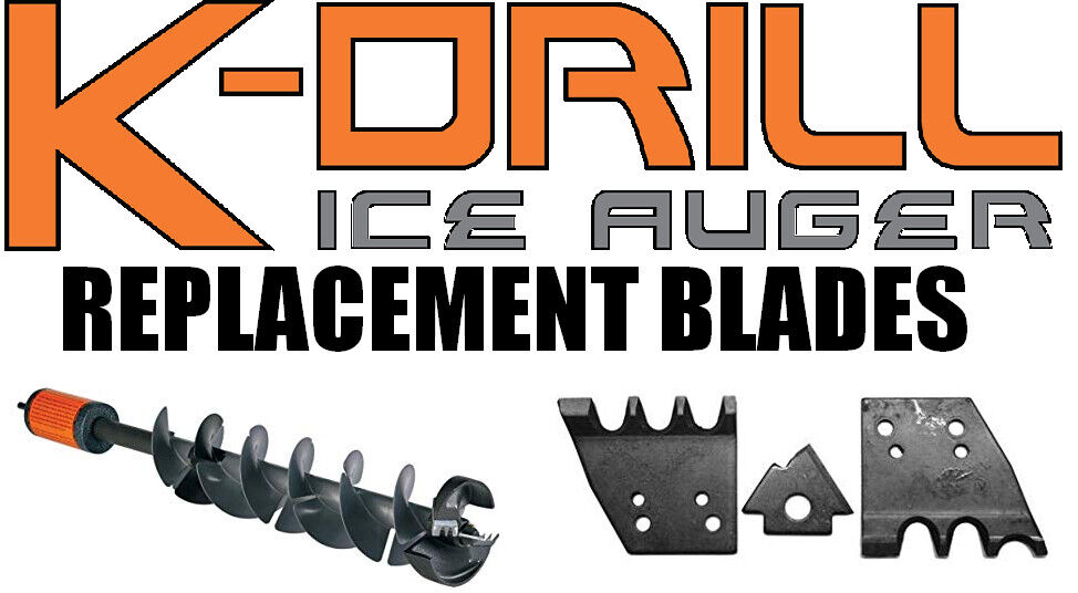 KDrill Ice Auger Replacement Steel Blades (Select Size) IDRLBL eBay