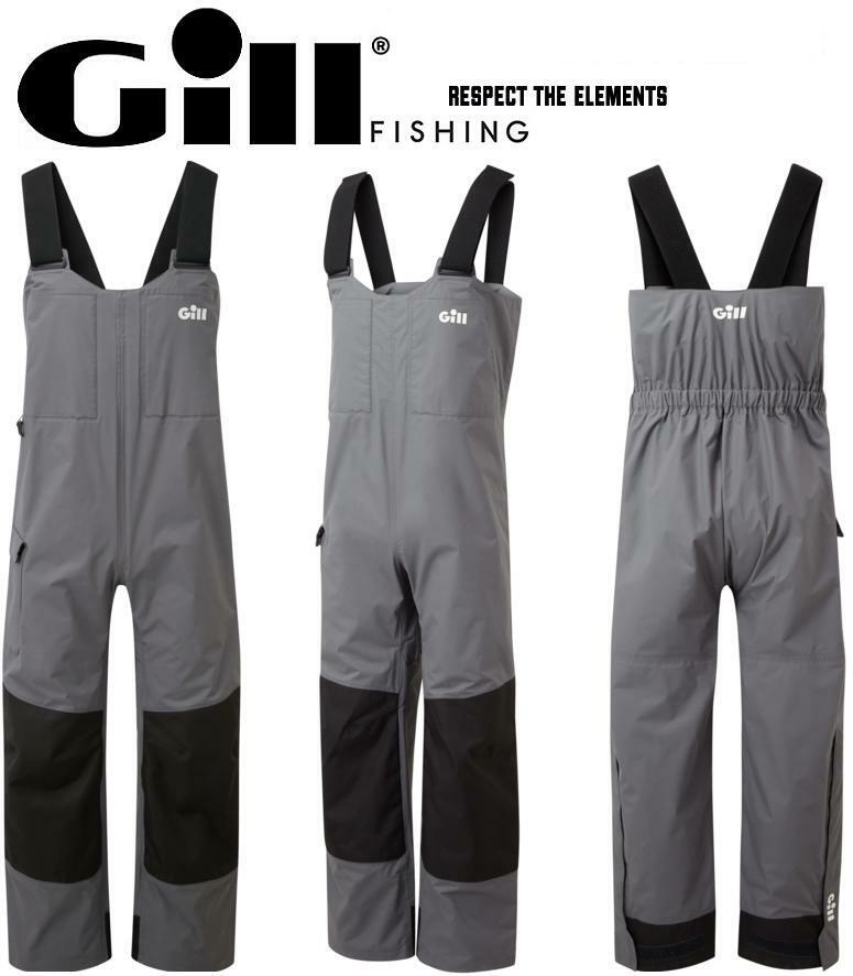 Gill Marine Fishing Active FG300 Steel Grey Waterproof Trouser Bib eBay