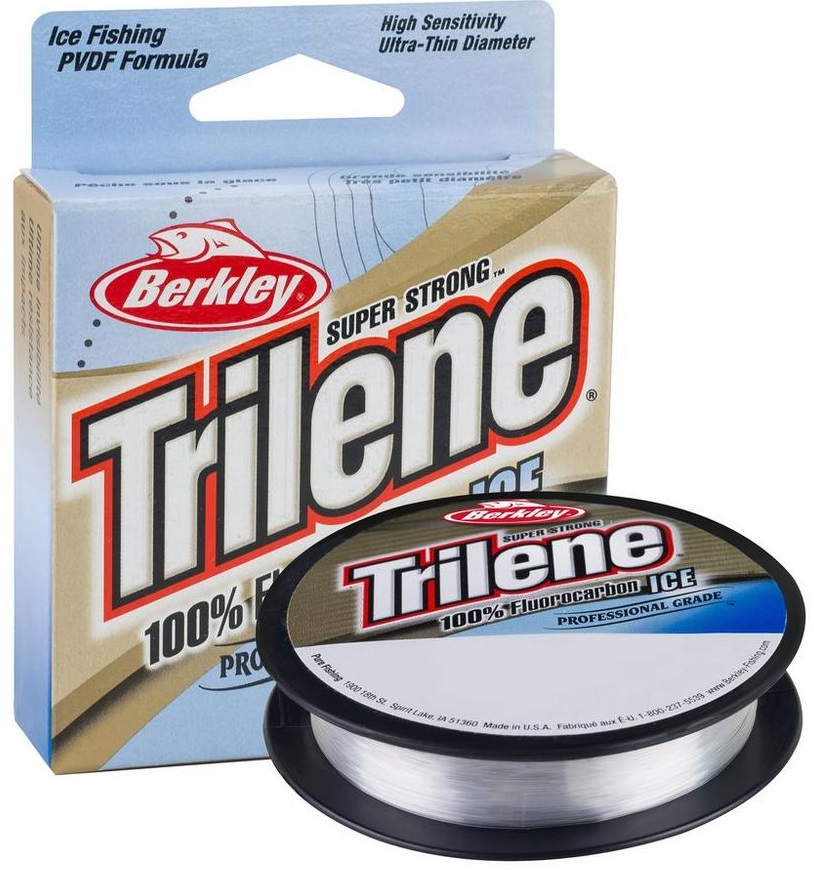 Berkley Trilene 100 Fluorocarbon Ice Fishing Line (Select Test) TFIPS