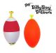 Billy Boy Bobber Weighted Snap On Oval Bobber Multi-Color 2 pack (Select Size)