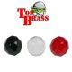 Top Brass Glass Beads 8mm 20 Per Pack (Select Color) PGB-008