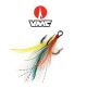 VMC X-Rap Tail Dressed Treble Hook Fire Tiger