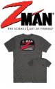 Z-Man Z-Badge Logo TeeZ Charcoal Heather T-Shirt (Select Size) ZTLC