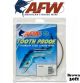 AFW Tooth Proof 30' Brown Stainless Steel Leader Line