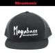 Megabass Bait of Champions Brush Trucker Black White Snapback Hat