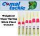 Comal Weighted Cigar Spring Stick Float 3pk (Choose Size) WCHLRW