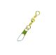 Eagle Claw Barrel Swivel W/Safety Snap