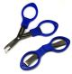 Gamakatsu Folding Braid Scissors with Split Ring Opener