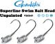 Gamakatsu Superline Swimbait Head Unpainted