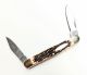 Bone Handle 2 Bladed Slip Joint Folding Knife 4