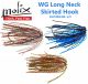 OMTD Wide Gap Long Neck Skirted Hook 4/0