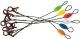 Rapala Lip Grip Tournament Culling Tags 6-Count Cull Tag Kit RLGCT