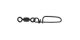 Rosco Black Coastlock Snap Swivel 30 lb 2 PK (Size 10) 851-10C
