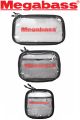 Megabass Clear Plastic Lure/Gear Pouch (Select Size) 043743602