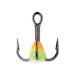 VMC Pro Series Glow Resin Treble Hook (GRT) Orange Chartreuse