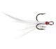 VMC X-Rap Tail Dressed Treble Hook (White)