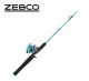 Zebco Splash 4ft Blue Spincast Combo YSPLSCJBLA