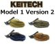 Keitech Tungsten Casting Jig Model 1 Version 2 - 1/4 oz. (Select Color)