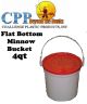 Challenge Plastics Flat Bottom Minnow Bucket 4qt 50055