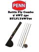 Penn Battle 4pc Fly Combo 9' 8WT BTLFLY8WT90