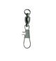 Spro Ball Bearing Swivel w/ Interlock Snap Black