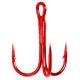 Eagle Claw Lazer Sharp Treble Hook Red