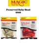 Magic Products Baby Shad 4oz Preserved Bait (Select Color) 525