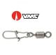 VMC Duo Lock Snap Swivels 5-Pack DLSS (Choose Size) 