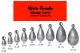 Water Gremlin Snap-Loc Dipsey Sinkers (Choose Size) PSLD