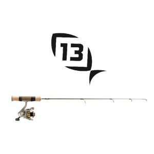 13 FISHING WHITE NOISE Ice spinning rod 27 inch ultra light action