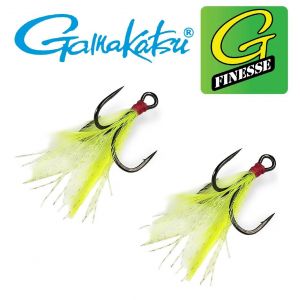 Gamakatsu Feathered Treble Hooks 2 pack – Fishing Complete Inc