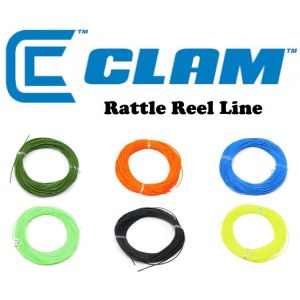 Clam Rattle Reel Line 75ft 35lb Test (Select Color) 1155/1156