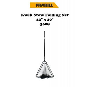 Frabill Kwik Stow Folding Net 22x20 Hoop #3608 - Fishingurus Angler's  International Resources