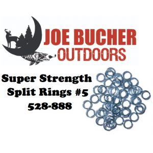 Joe Bucher Super Strength Split Rings Size 5 (Select Qty) 528-888 -  Fishingurus Angler's International Resources