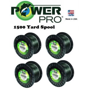 Power Pro Microfilament Braided Line Moss Green 1500 Yards CHOOSE YOUR LINE  WEIGHT!