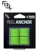 13 Fishing Reel Anchor Neon Green 4pk RARNG