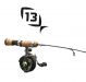 13 Fishing Snitch/Decent Inline Ice Combo 25'' Quick Tip Left Hand SND25QTLH