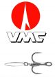 VMC Bladed Hybrid Short Shank Treble Hook 2pk (Select Size)