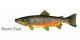 Pin Pals Freshwater Series Pin by Virgil Beck Brown Trout PP703