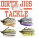 Dirty Jigs Tackle Team Dirty Finesse Swim Jig 1/4oz (Select Color)