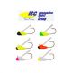 ISG Slow Fall Weedless 1/4oz Walleye Jig 4pk (Select Color)