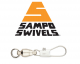 Sampo Swivels Nickel Ball Bearing Interlock Snap Swivel (Select Size) LB/4001-A