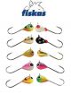Fiskas Wolfram Tungsten XL Walleye Ice Fishing Jig Head 9mm (Select Color)