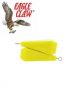 Eagle Claw Practice Rubber Yellow 3/8oz. Casting Plugs 2PK ACPLUG