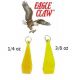 Eagle Claw Practice Casting Plugs Yellow 3/8oz & 1/4oz 2PK ACPLUGP